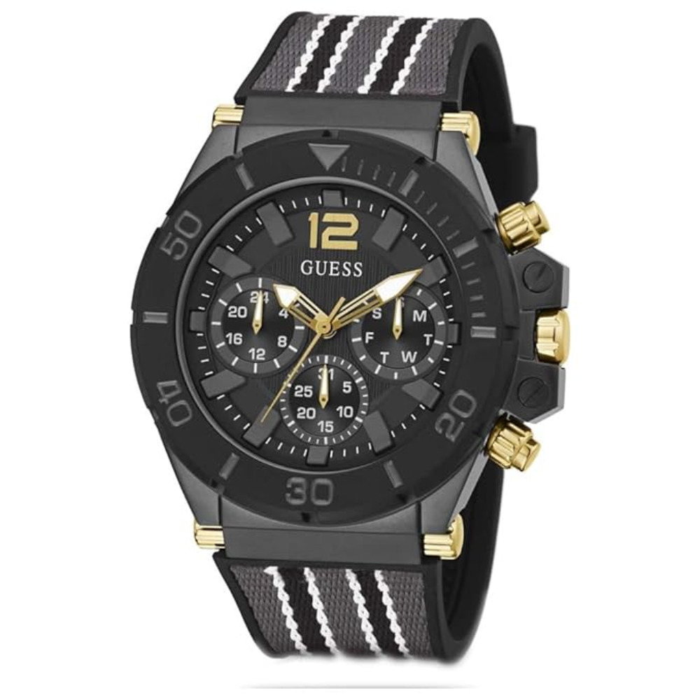 GUESS Pilot Black Men Watch GW0415G3