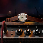 Fender x Timex Mother of Pearl Dial Leather Strap Watch TW6A14700X6
