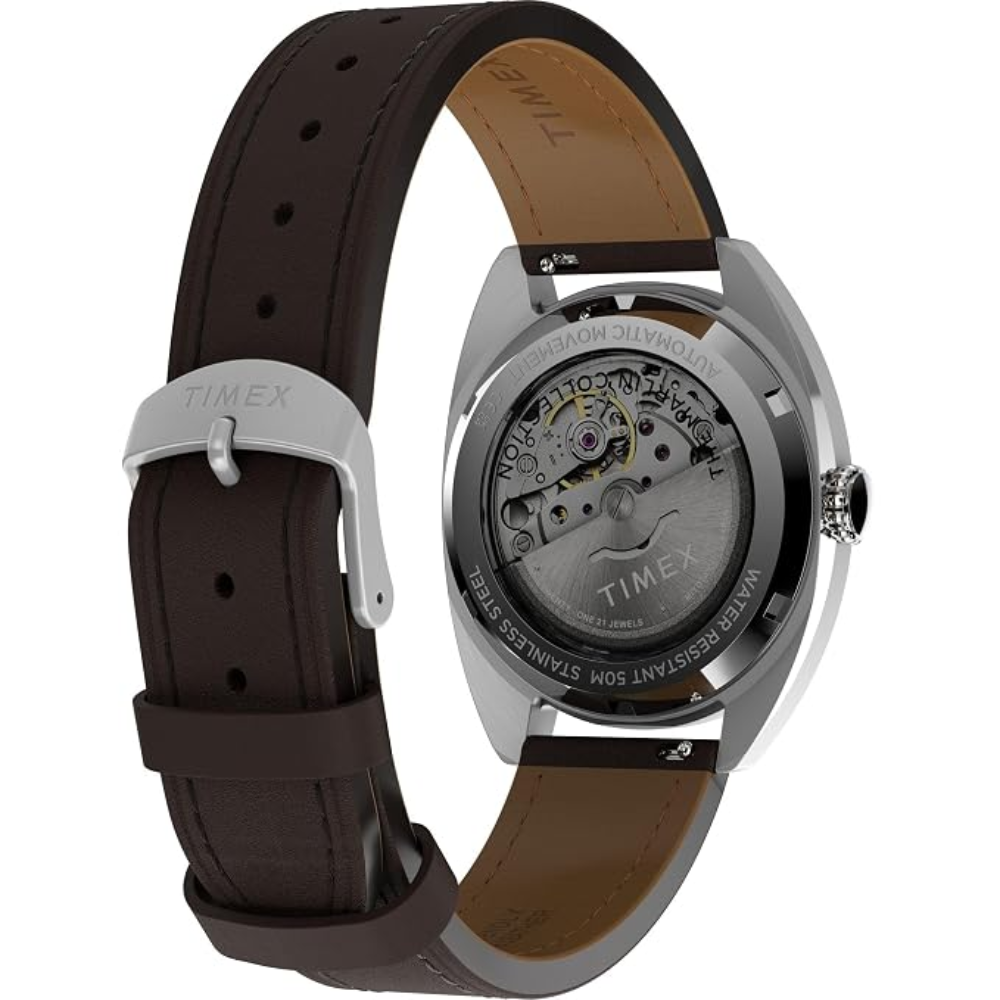 TIMEX Marlin Silver-Tone Dial Men Stainless Steel Mechanical Automatic Watch - TW2Y65200IK
