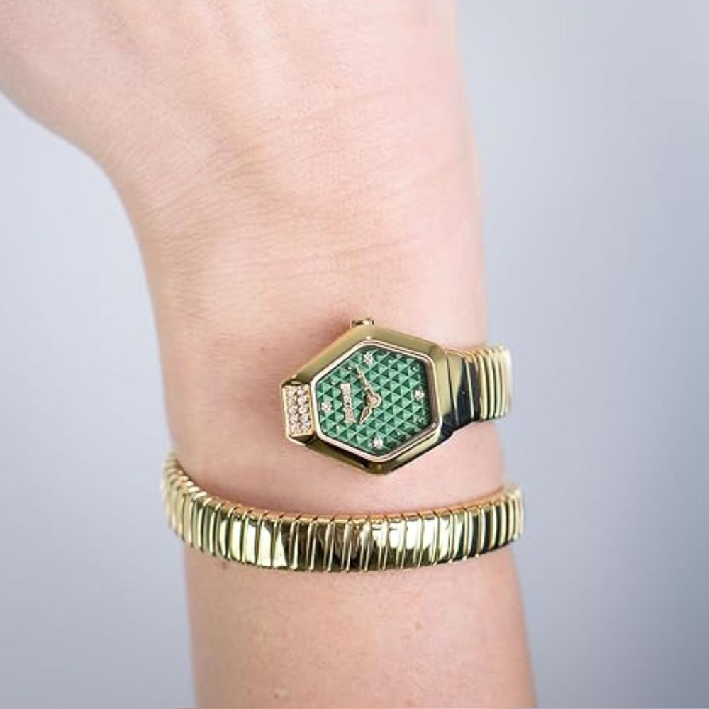 Just Cavalli Splora Green Dial Women's Watch JC1L394M0035