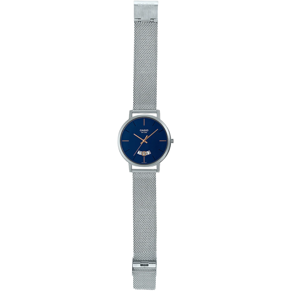 Casio Enticer Blue Dial Men Watch A1872 MTP-B100M-2EVDF