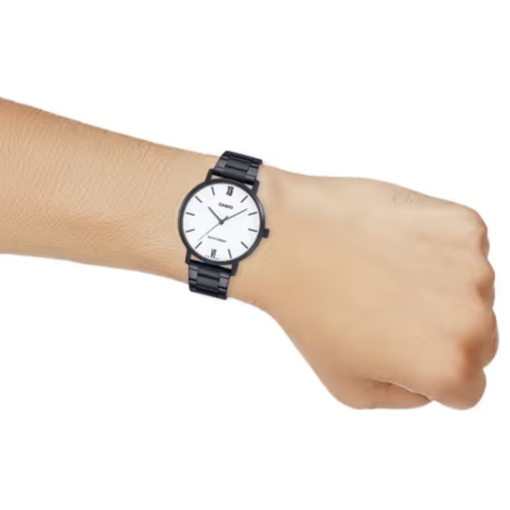 Casio Enticer White Dial Men Quartz Watch A1975