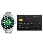 ALBA Automatic Green Dial Gradation Men's Watch AL4537X1
