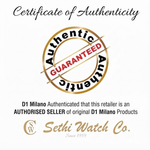D1 Milano Polycarbon Black Dial Unisex Watch PCBJ33