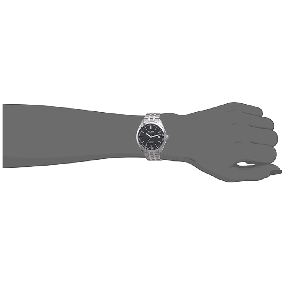 ALBA Prestige Black Dial Men's Watch AS9S15X1