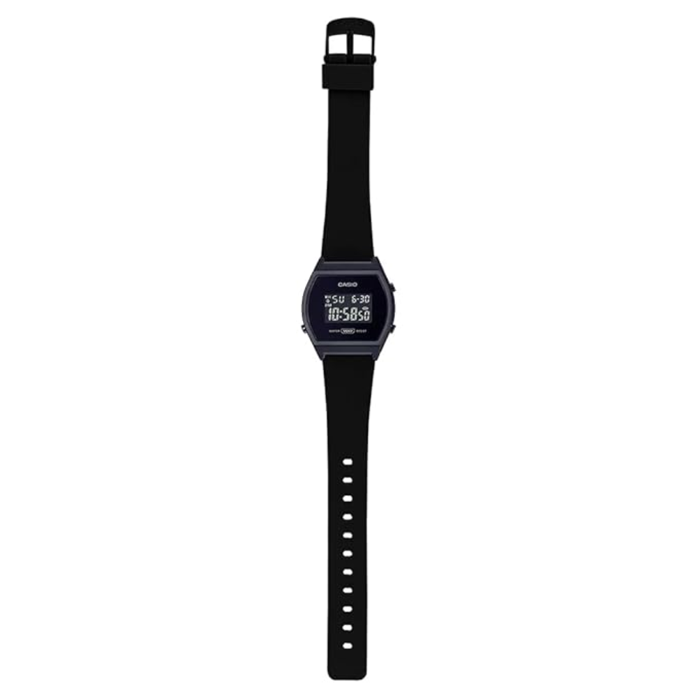 Casio Vintage Black Unisex Watch D215 LW-204-1BDF