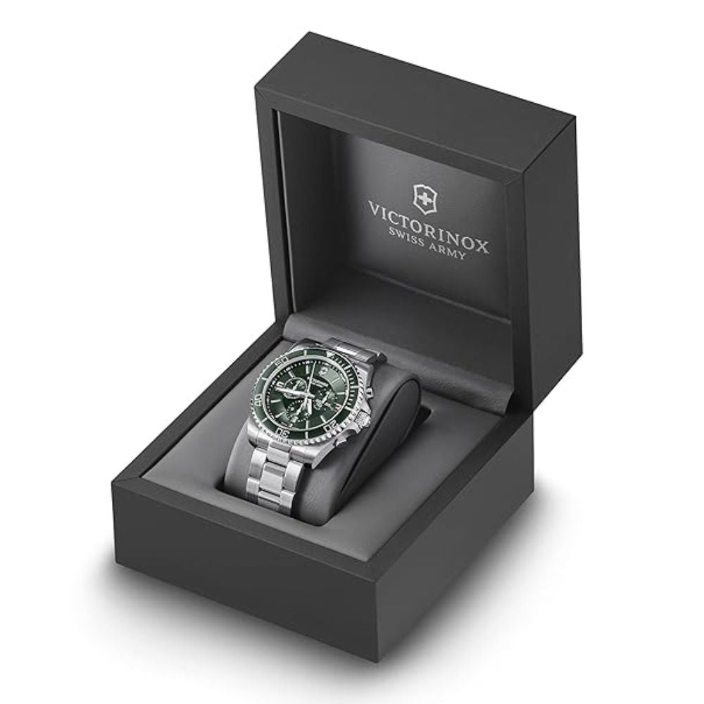 Victorinox Maverick Chrono Green Dial Men Watch - 241946