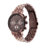 Fastrack Tick Tock Brown Dial Men Watch NT3287QM01