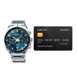 ALBA Active Navy Blue Dial Men's Watch A4B017X1