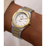 Timex Q Round 34mm Silver Dial Women's Watch TW2Y81900IK