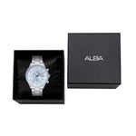 ALBA Chronograph Silver White Dial Men's Watch AM3767X1