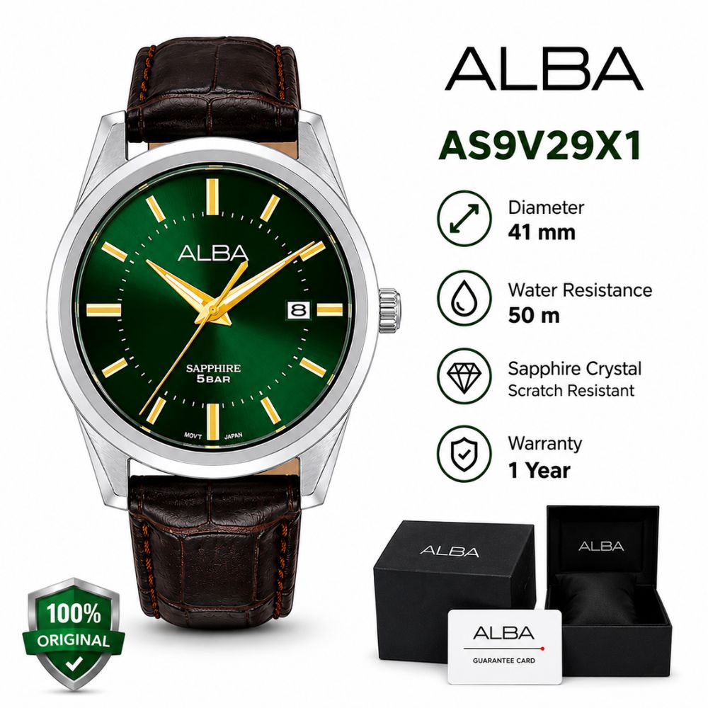ALBA Forest Green Men Watch AS9V29X1