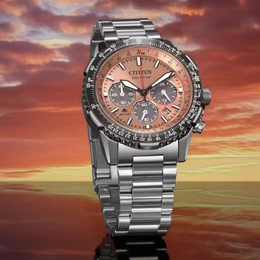 Promaster Peach Dial Men's Chronograph Watch CA4664-60X