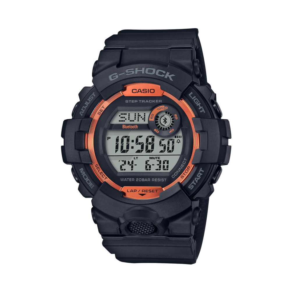 Casio G-Shock Black Resin Strap Men's Watch for GBA-800-1A, GBA-800SF-1A, GBD-800-1, and GBD-800SF-1 | 10561443