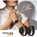 Fastrack Ella Women Smartwatch with 1.2 Inch AMOLED Display 68058NP01