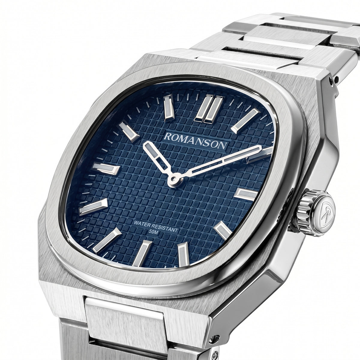 Romanson Classic Silver Men Watch TM4BF009MMWNBU