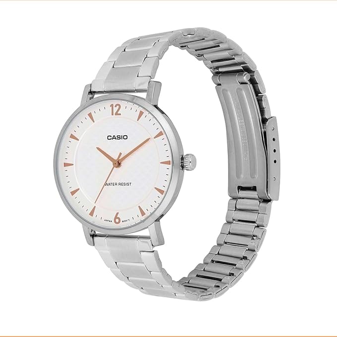 Casio Enticer White Dial Women Watch A2431 LTP-VT04D-7ADF