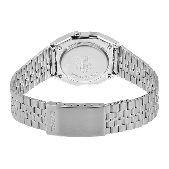 Casio Vintage Black Silver Unisex Watch D339 A159W-N1DF