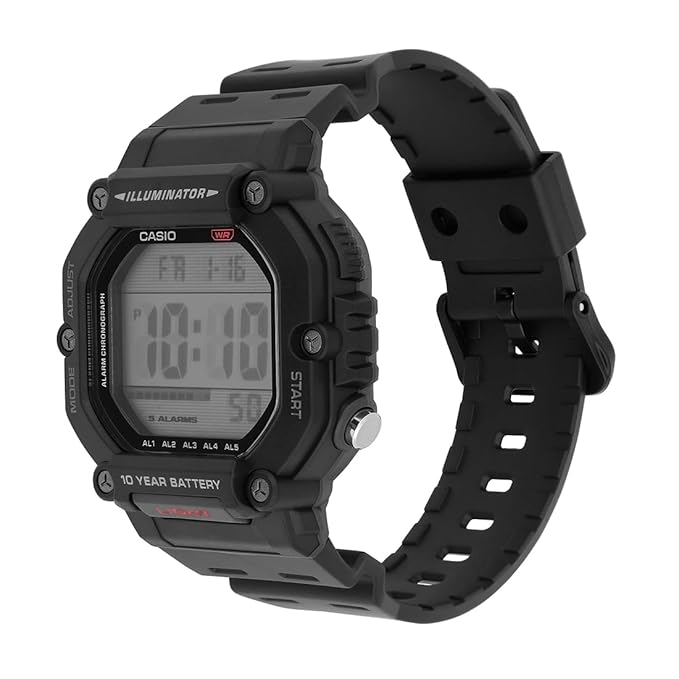 Casio Youth Digital Black Men Watch D386 AE-1600H-1AVDF