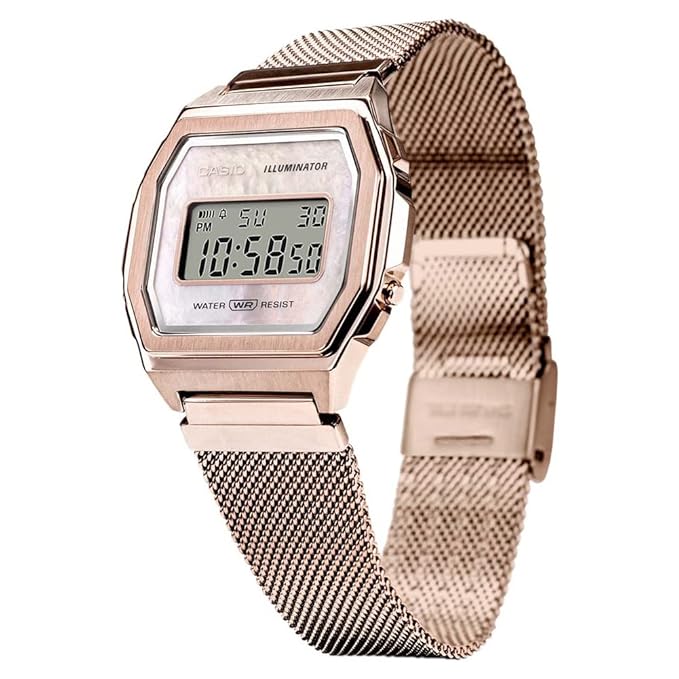 Casio Vintage Rose Gold Unisex Digital Watch D195 A1000MCG-9EF