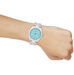 Casio Enticer Turquoise Blue Men Watch A2371 MTP-1302D-2A2VCF