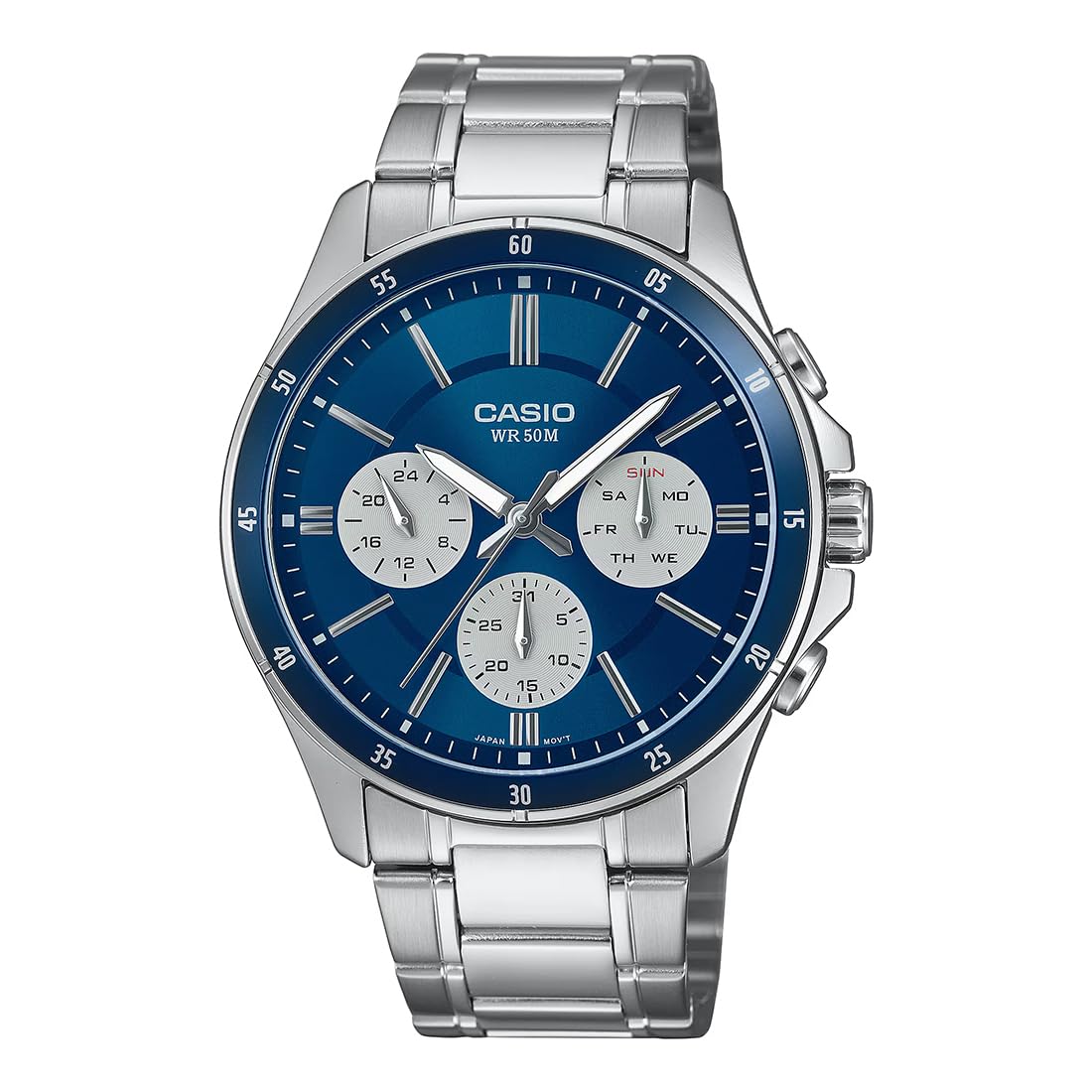 Casio Enticer Blue Dial  Men Watch A2346 MTP-1374D-2A3VDF