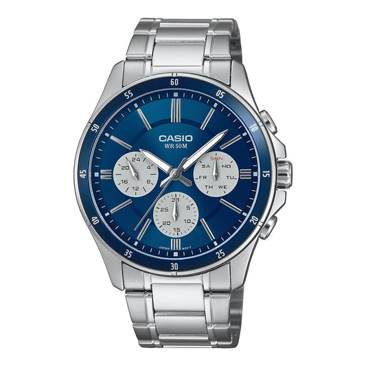 Casio Enticer Blue Dial  Men Watch A2346 MTP-1374D-2A3VDF