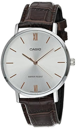 Casio Minimalistic Silver Dial Men Watch A1618 MTP-VT01L-7B2