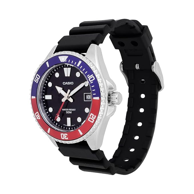 Casio Enticer Black Dial Men Watch A2194 MDV-10-1A2VDF