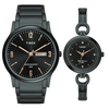 Timex Classics Pairs Black Dial Day Date Men's Watch TW00PR264