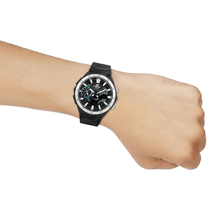 Casio Edifice Black Men's Watch ED590 ECB-2200DD-1ADF
