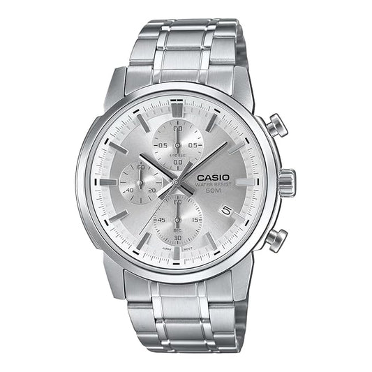 Casio Enticer Men Analog Silver Dial Men’s Watch –(A2305) MTP-E510D-7AVDF