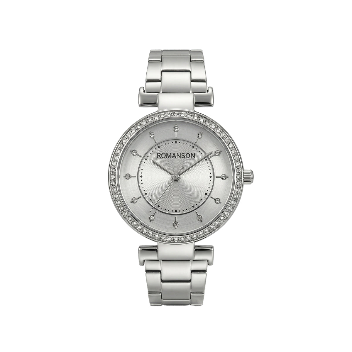 Romanson Classic Silver Women Watch RM6BS204TLWWH