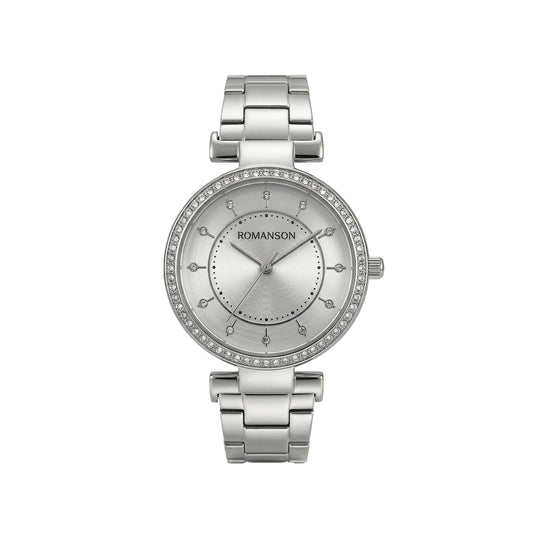 Romanson Classic Silver Women Watch RM6BS204TLWWH