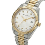 Romanson Silver Gold Men Watch RM4BF511LLGWH