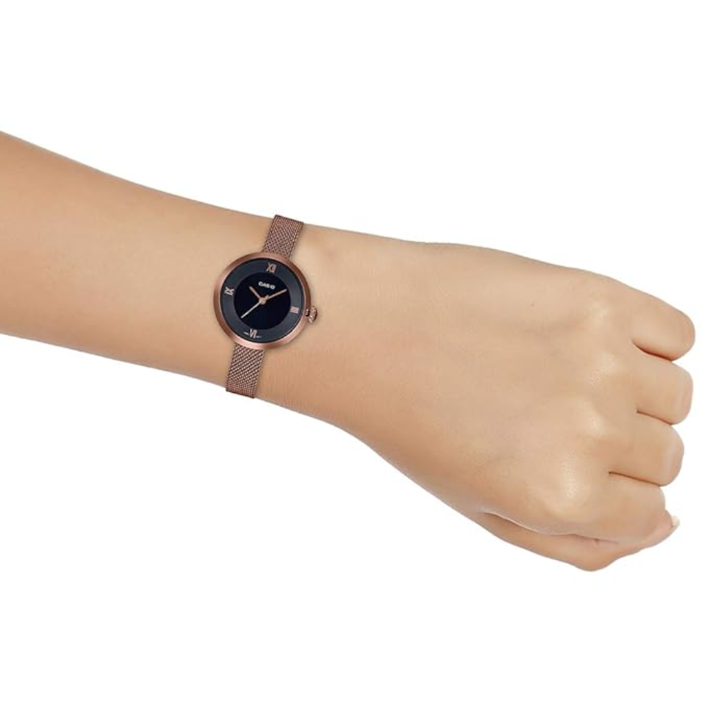 Casio Enticer Black Dial Women Watch A1853 LTP-E154MR-1ADF