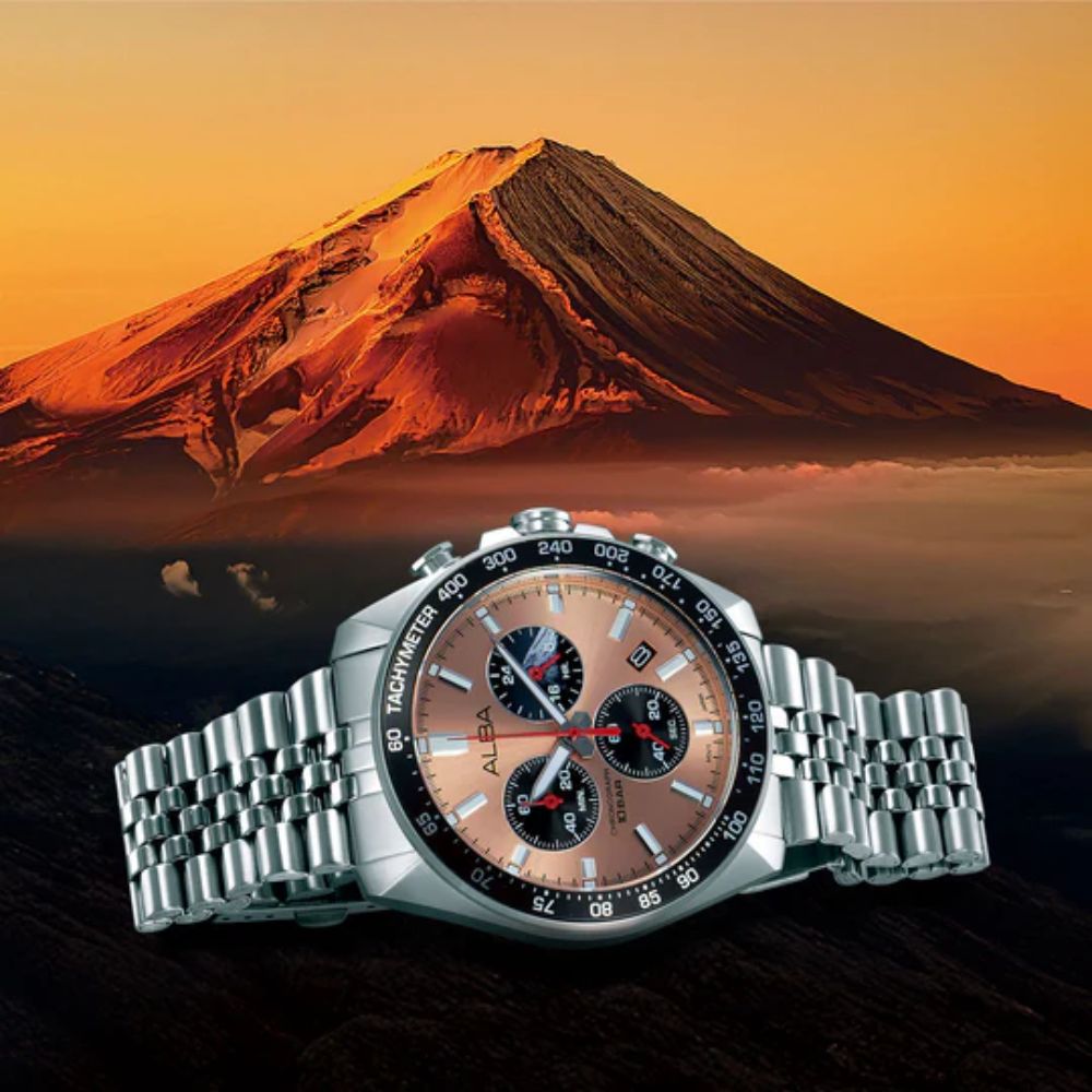 ALBA Sunburst Copper Dial  Men's Watch AX7023X1