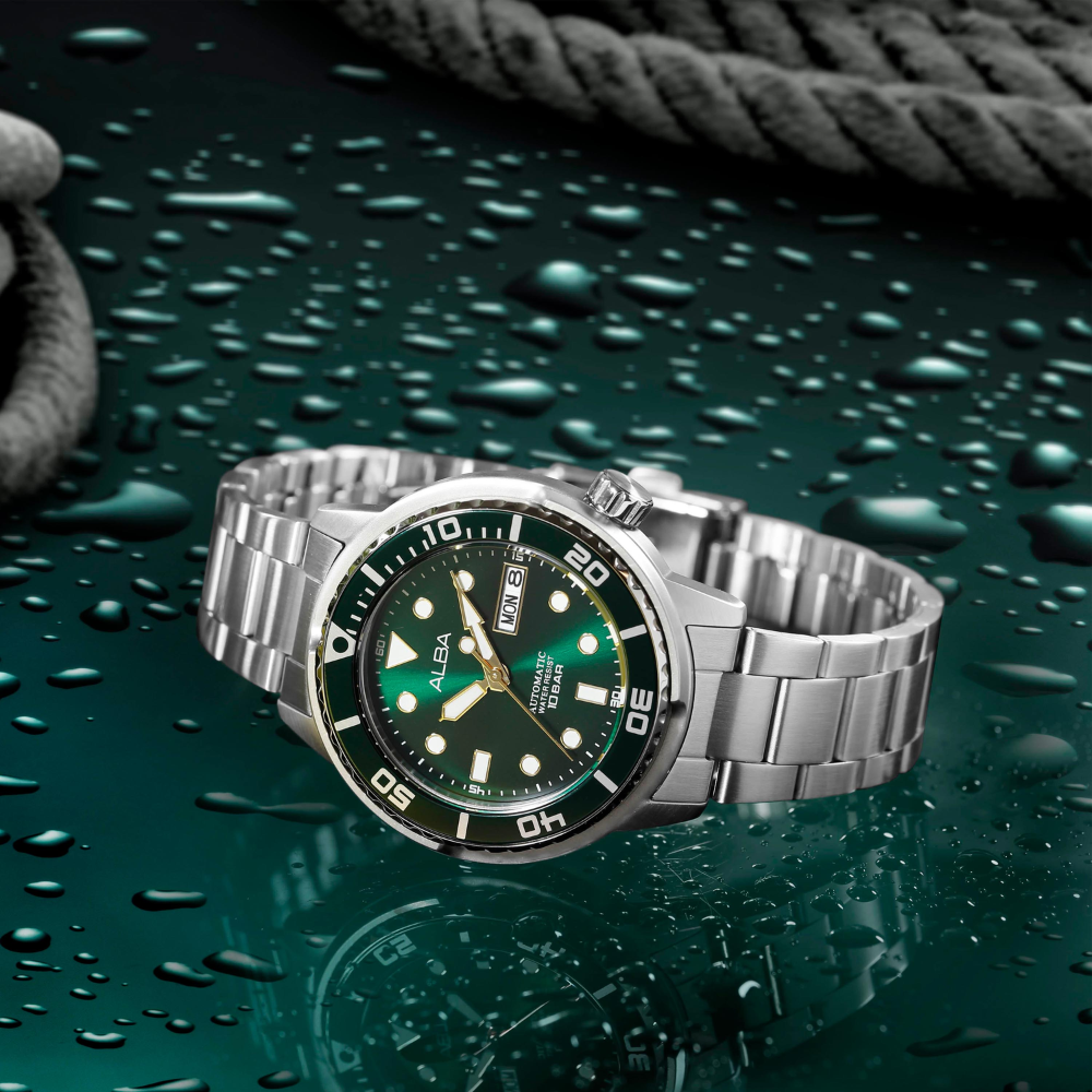 ALBA Green Dial Men's Watch AL4243X1