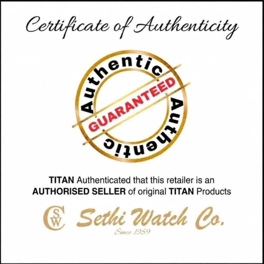 Titan Edge Yellow Men's Watch 1595YM01