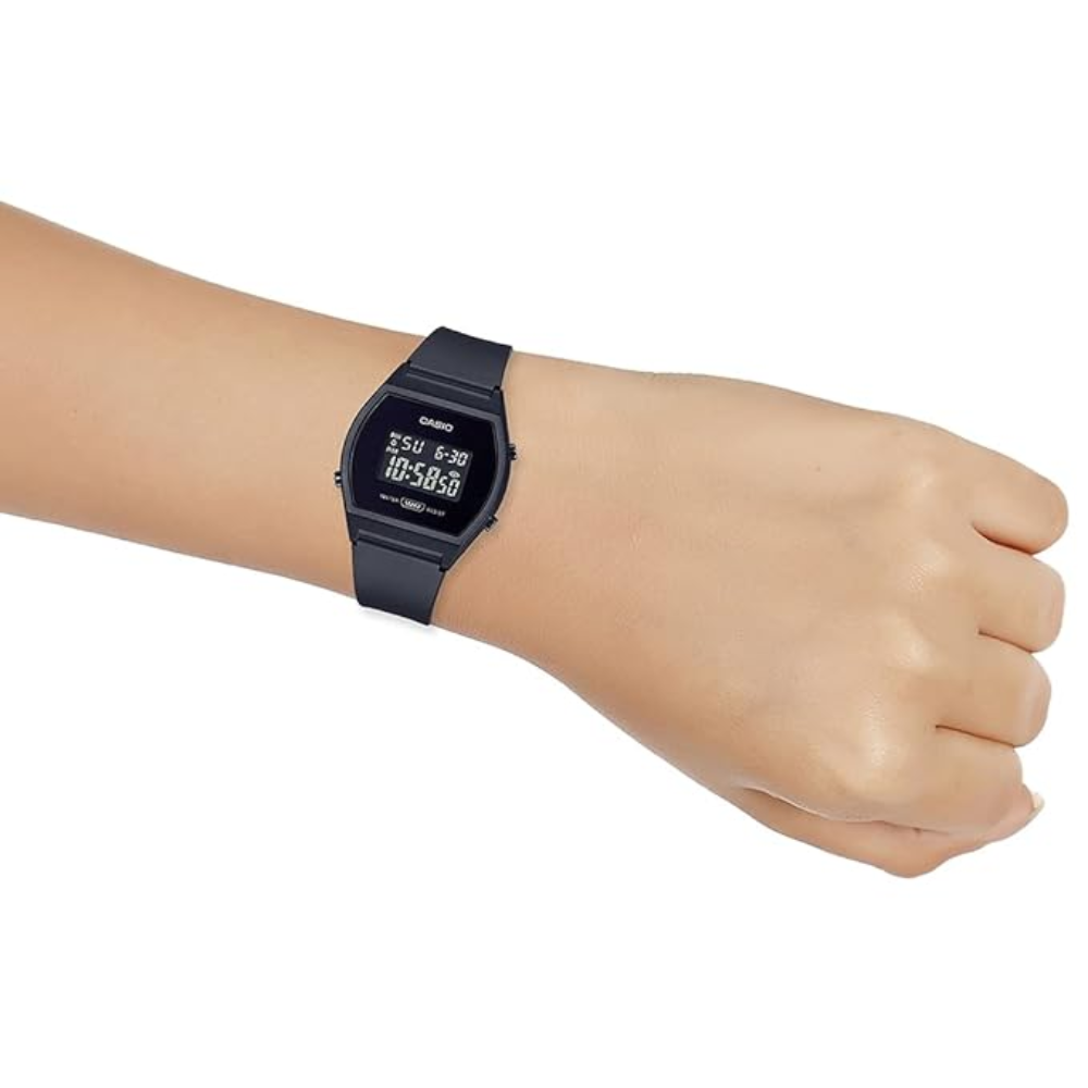 Casio Vintage Black Unisex Watch D215 LW-204-1BDF