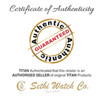Titan Classique Big Date Silver Dial Dual Tone Stainless Steel Strap Watch for Men 90219KM01