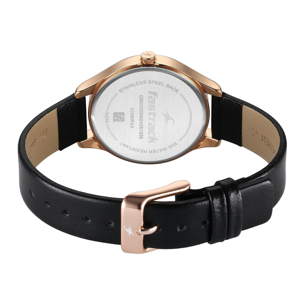 Fastrack Stunners Black Dial Women's Watch 6296WL01