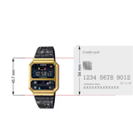 CASIO Vintage Black Unisex Watch D242