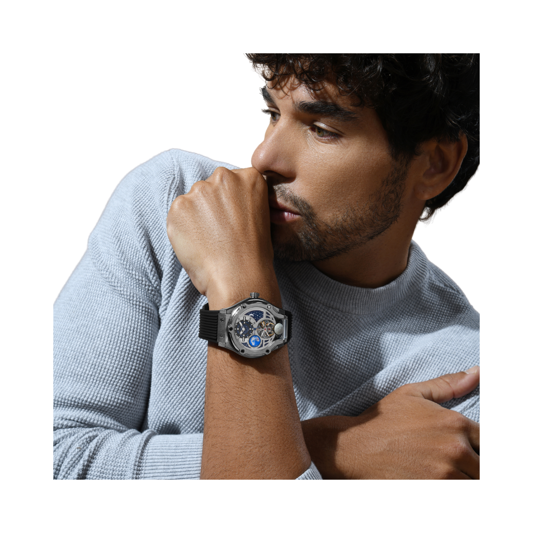 Britime Asteroid Silver Men's Watch 777-P10306