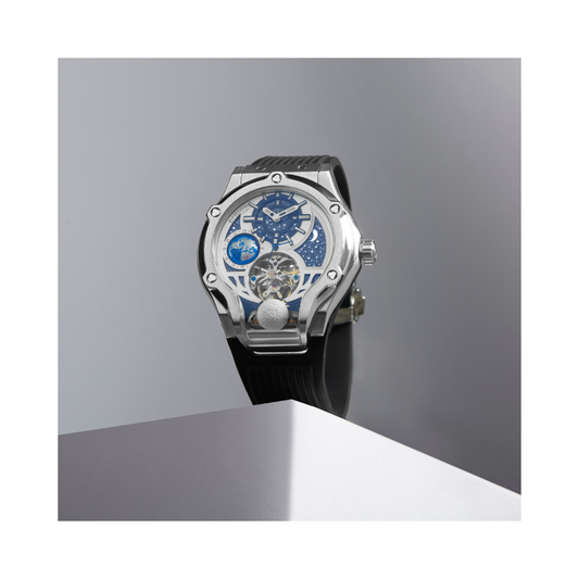 Britime Asteroid Silver Men's Watch 777-P10306
