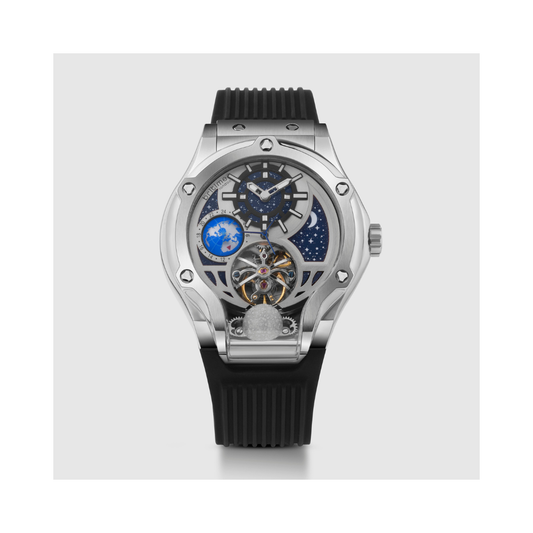 Britime Asteroid Silver Men's Watch 777-P10306