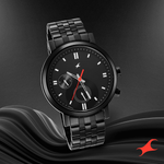 Fastrack Tick Tock Black Dial Men Watch NT3287NM01