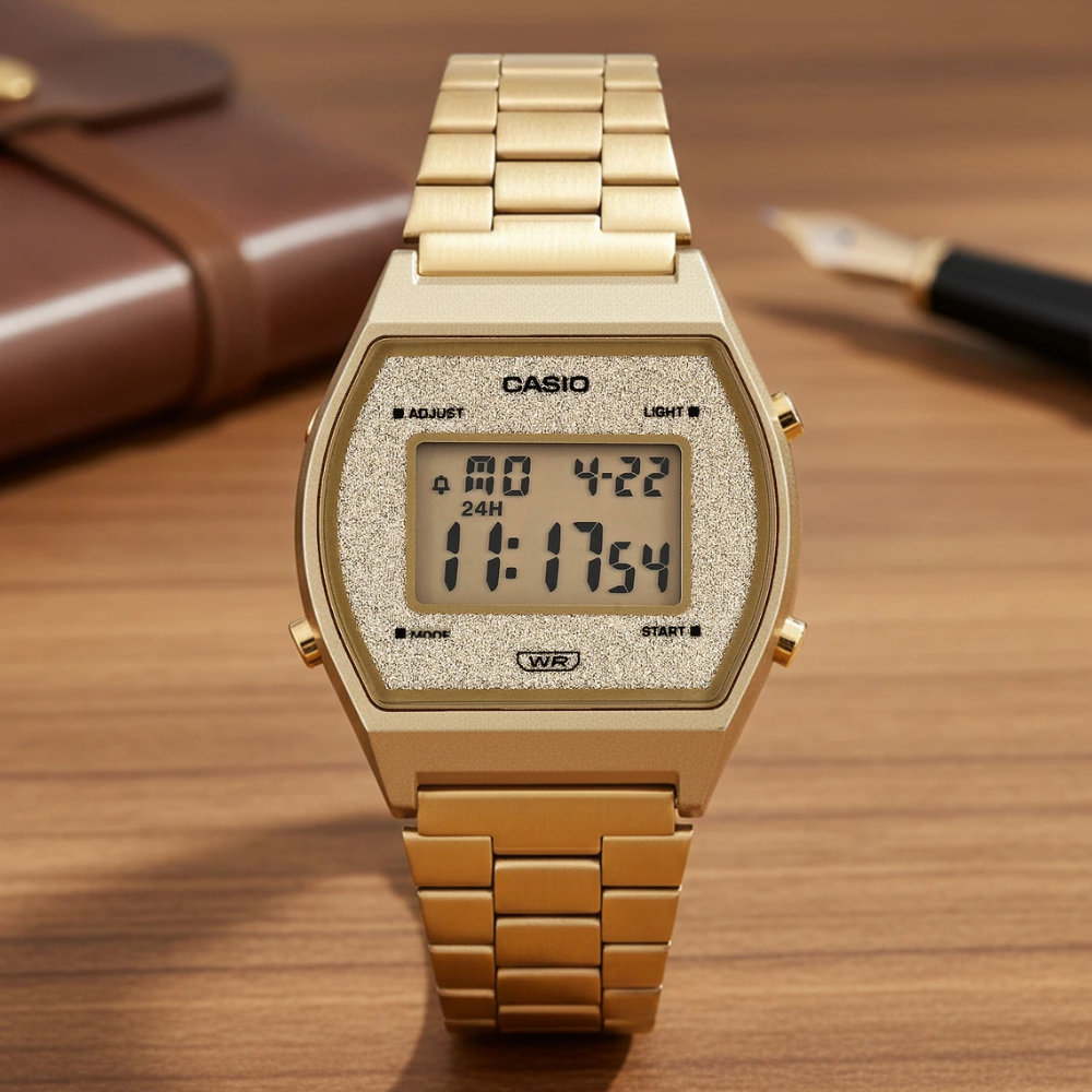 Casio Vintage Gold Unisex Watch D188 B640WGG-9DF