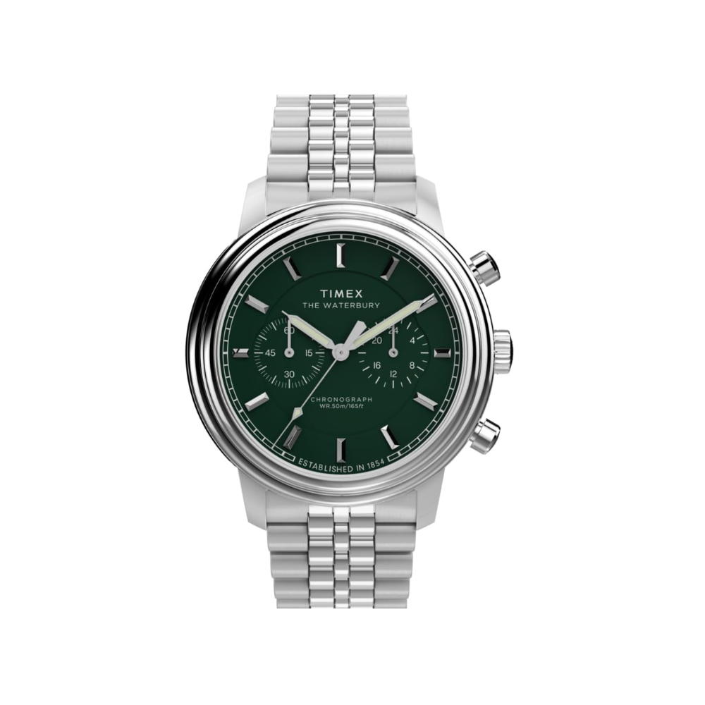 Timex Chronograph Silver Men Watch TW2Y23600