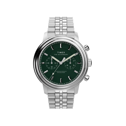 Timex Chronograph Silver Men Watch TW2Y23600